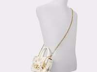 Aldo qadın çantaları – 2 model 1) Aldo satən clutch - Rəng: tünd — फ़ोटो 3
