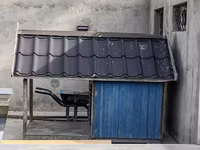 Taxta it evi - Material: tamamilə taxtadan hazırlanıb, ön və yan — 2-сурет