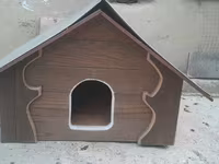 Taxta it evi / heyvan evi - Material: qalın taxta karkas, dekorativ — الصورة 1