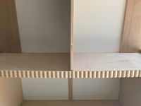 Quş evi – MDF materialdan - İki mərtəbəli konstruksiya, üstü üçbucaq — 3-rasm