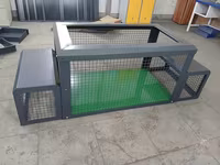 Metall qəfəs–tunel tipli heyvan bölməsi - Material: qalın metal — 2-rasm