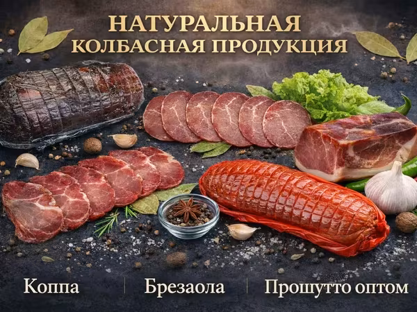 Прошутто коппа ломо брезаола оптом