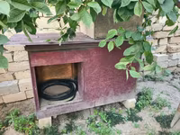 Taxta it evi (küpə) - Material: OSB tipli taxta lövhələrdən yığılmış — 照片 4