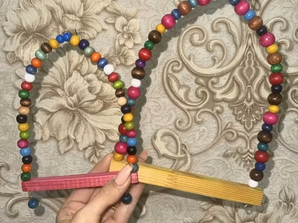 Papuqay və xırda quşlar üçün asılqan–oyuncaq Balaca yelləncək quşlar