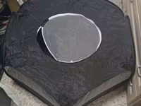 Portativ ev heyvanları üçün oyun və məhəccər çadırı - Material — foto 2