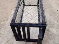 Metalkarkas canlı tələ/qəfəs - Material: qalın divarlı polad profil — 4-сурет