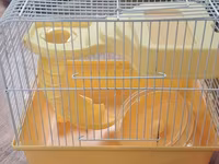 Cırtdan hamsterlər və tam avadanlıqlı qəfəs dəsti 2 qəfəs böyük və — foto 3