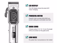 VGR 201 - İt pişik qırxan 1500mAh 2 speed 6500-7000RPM Cord/Cordless" — الصورة 4