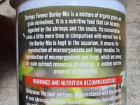 Profesional krevetka yemləri Shrimps Forever Barley Mix 50g - Tərkib — 照片 2