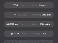 VGR 209 - İt pişik qırxan 2000mAh 4 speed 7000RPM Cord/Cordless — 4-rasm