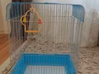 Quş qəfəsi – orta ölçü - Material: metal barmaqlaqları, möhkəm — Foto 3