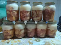 Se vinde tusonca de purcel in borcan de 1kg — foto 1