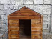 Taxta it evi - Material: keyfiyyətli taxta lövhələr, xaricdən — foto 2