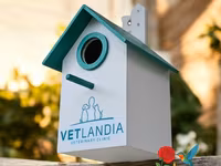 Quş yuvası Sağlam və uzunömürlü ekoloji təmiz . Səliqəli və zövqlü — 1-сурет
