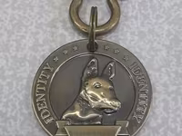 İt medalyonları (identifikasiya nişanı) satılır. Material: metal — 照片 3