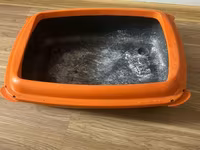 Məhsul: Açıq tip pişik tualeti (kum qabı) - Material: Bərk plastik - — 照片 1