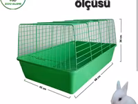 Dovşan qəfəsi - Ölcü: 68 × 45 × 36 sm - Material: möhkəm metal — Foto 2