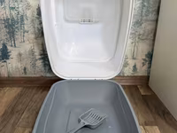 Qapılı qapalı pişik tualeti və lopatka - Material: yüksək — Foto 2