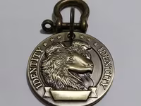 İt medalyonları (identifikasiya nişanı) satılır. Material: metal — 照片 2