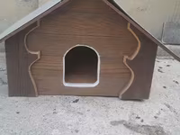 Taxta it evi / heyvan evi - Material: qalın taxta karkas, dekorativ — الصورة 2