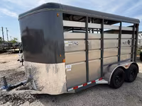 2027 Maverick Trailers 2027 Maverick HS 2 Horse Aluminum & Steel 2400 lbs empty Bumper Pull Horse Trailer — फ़ोटो 2