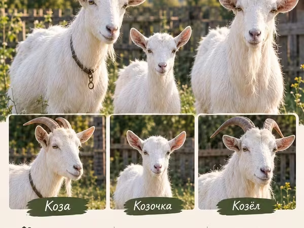 母山羊, Goats