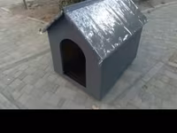 Möhkəm materialdan hazırlanmış it/kötük evi - Konstruksiya: İkiqat — Foto 2