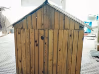 Taxta it evi / dam - Material: təbii taxta lövhələr, möhkəm karkas - — الصورة 2