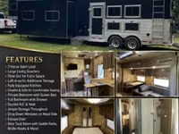 2017 Trails West Sierra Prestige 831 Gooseneck Horse Trailer — 1-rasm