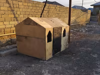 Taxta-quşxana / it evi - Material: bərk kontrplakdan yığılmış korpus — Foto 4