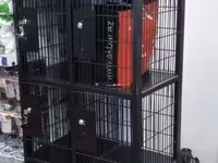 Metaldan 9 bölməli şkaf tipli qəfəs - Təyinat: pet-shop, baytarlıq — 2-rasm