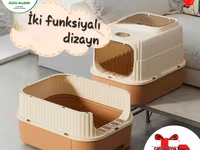 Məhsul: İki funksiyalı BioTualet – pişiklər üçün qapalı qum qutusu — фото 2