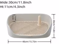 Kiçik itlər üçün tualet treyi - Ölçülər: 40 x 30 x 11 sm (15.75" x — 3-сурет