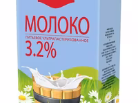 Молоко "молочное вдохновение" 3,2% к. 1л — фото 1