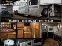 2001 Sundowner Trailers Sunlite Gooseneck Horse Trailer — фото 1