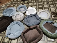 Ev heyvanları üçün yumşaq yataqlar - Model: dairəvi və oval formalar — Foto 1