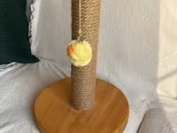 Pişik üçün qaşıma dirəyi - Material: təbii ağacdan hazırlanmış — photo 2