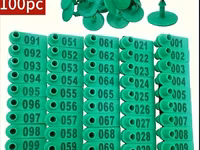 Qoyun/Keçi Qulaq Birqası Dəsti – 001–100 - Komplekt: 100 ədəd nömrəli — foto 4