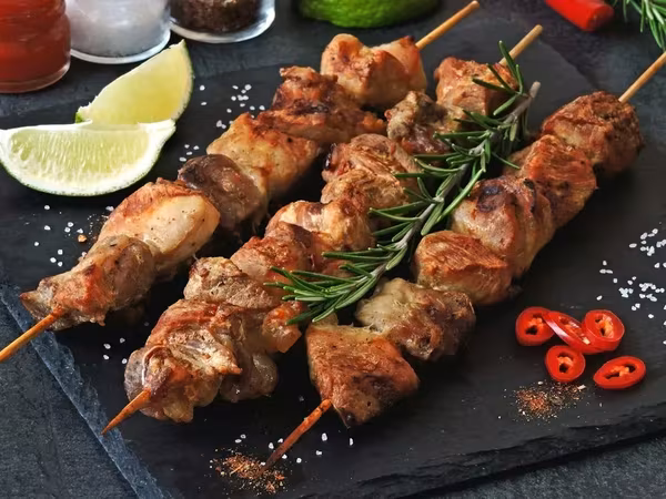 Шашлык из свиной шеи