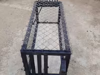 Metalkarkas canlı tələ/qəfəs - Material: qalın divarlı polad profil — 2-сурет