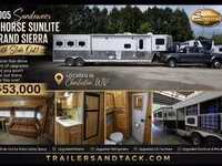 2004 Sundowner Trailers 8016 Sunlite 725 Grand Sierra Gooseneck Horse Trailer — фото 1