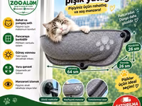 Pişik üçün yataq (lejanka) Şəkildəki məhsul pişiklər üçün nəzərdə — Foto 1