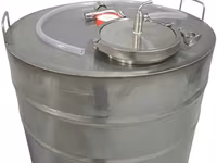 Butoi De Inox 180 L ( Cu Robinet, Aerator, Furtun) - mt - livrare/achitare in 4rate la 0% / agroteh — الصورة 2