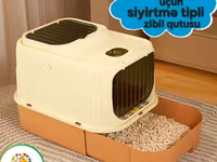 Məhsul: İki funksiyalı BioTualet – pişiklər üçün qapalı qum qutusu — фото 3