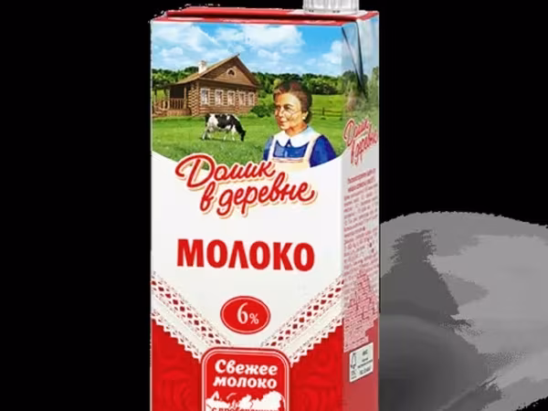 Молоко домик в деревне