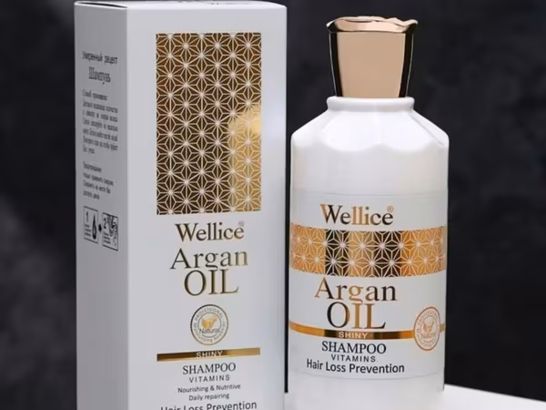 Wellice Argan Oil Shiny Shampoo – saç tökülməsinin qarşısını alan və