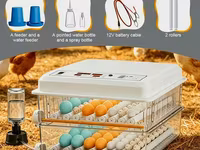 120 yumurtalı, ikiqat enerji mənbəli inkubator - 5 çıxartma rejimi: 4 — foto 3
