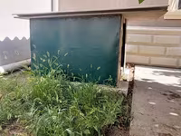 Taxta it evi - Material: möhkəm taxta korpus, yanları boyalı; üst — foto 2