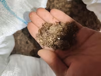 Müxtəlif növ bitki şrotları(pelet və ya jımıx da adlanır) üyüdülmüş və — 1-rasm