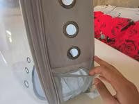 Şəffaf ev heyvanı daşıma çantası satılır Cəmi 1 dəfə istifadə olunub — фото 5